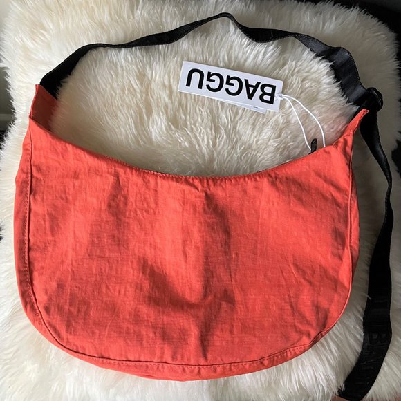 NWT Baggu Crescent Bag Medium - Nasturtium - Picture 2 of 8
